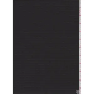 2 3/8 YD PC-Slate Black Pinstripe Flannel Fabric