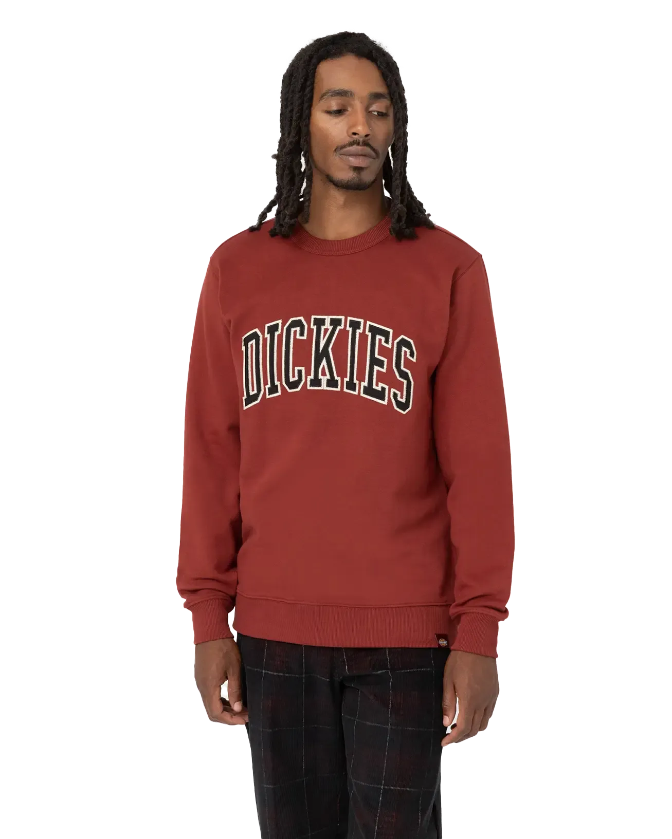 Aitkin Sweatshirt in Fired Brick & Grey