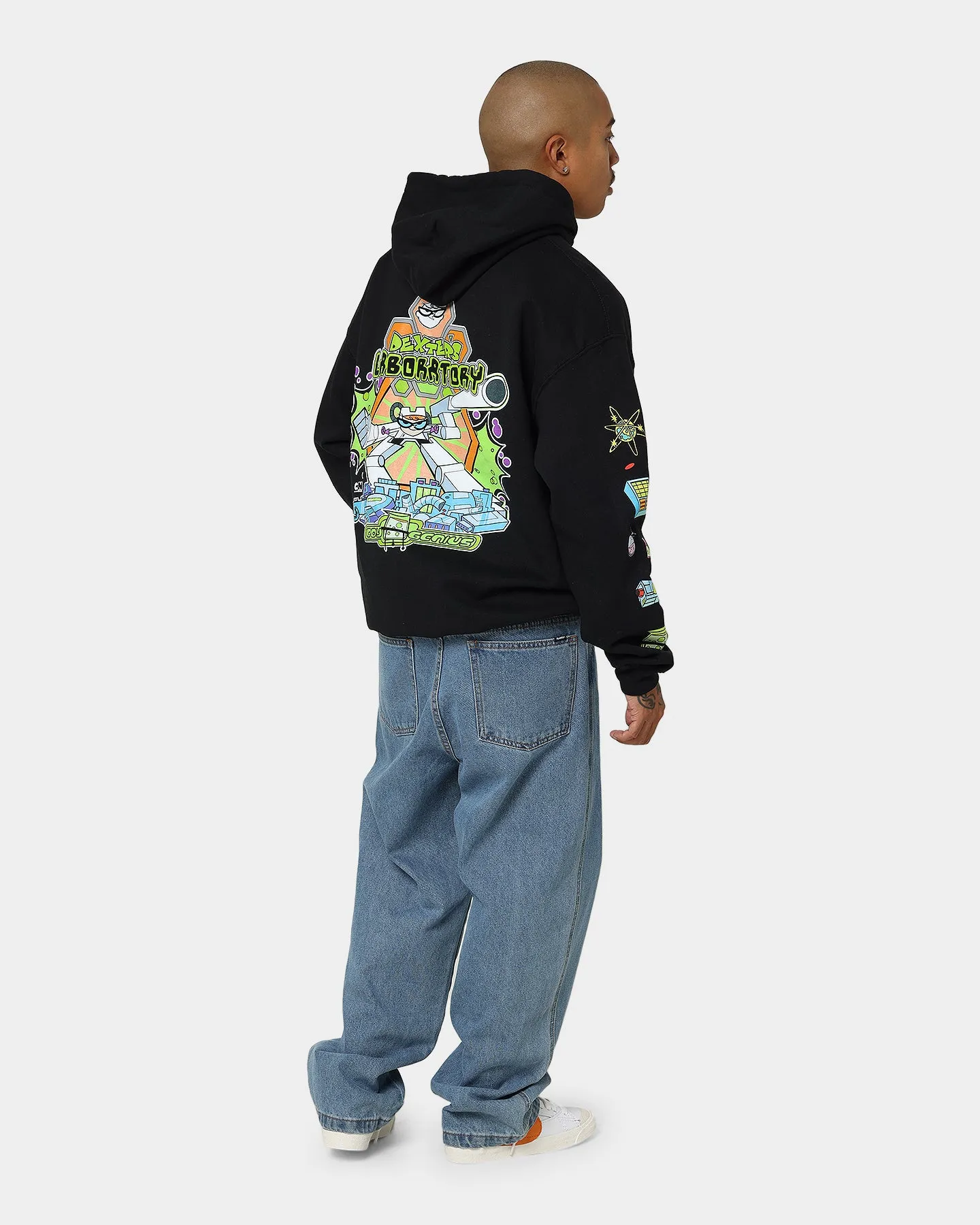 American Thrift Dexter Vintage Hoodie Black