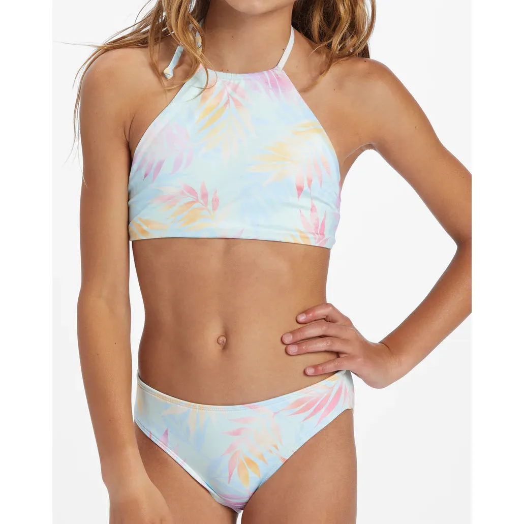 Billabong Girls Sweet Tropic High Neck Bikini Set