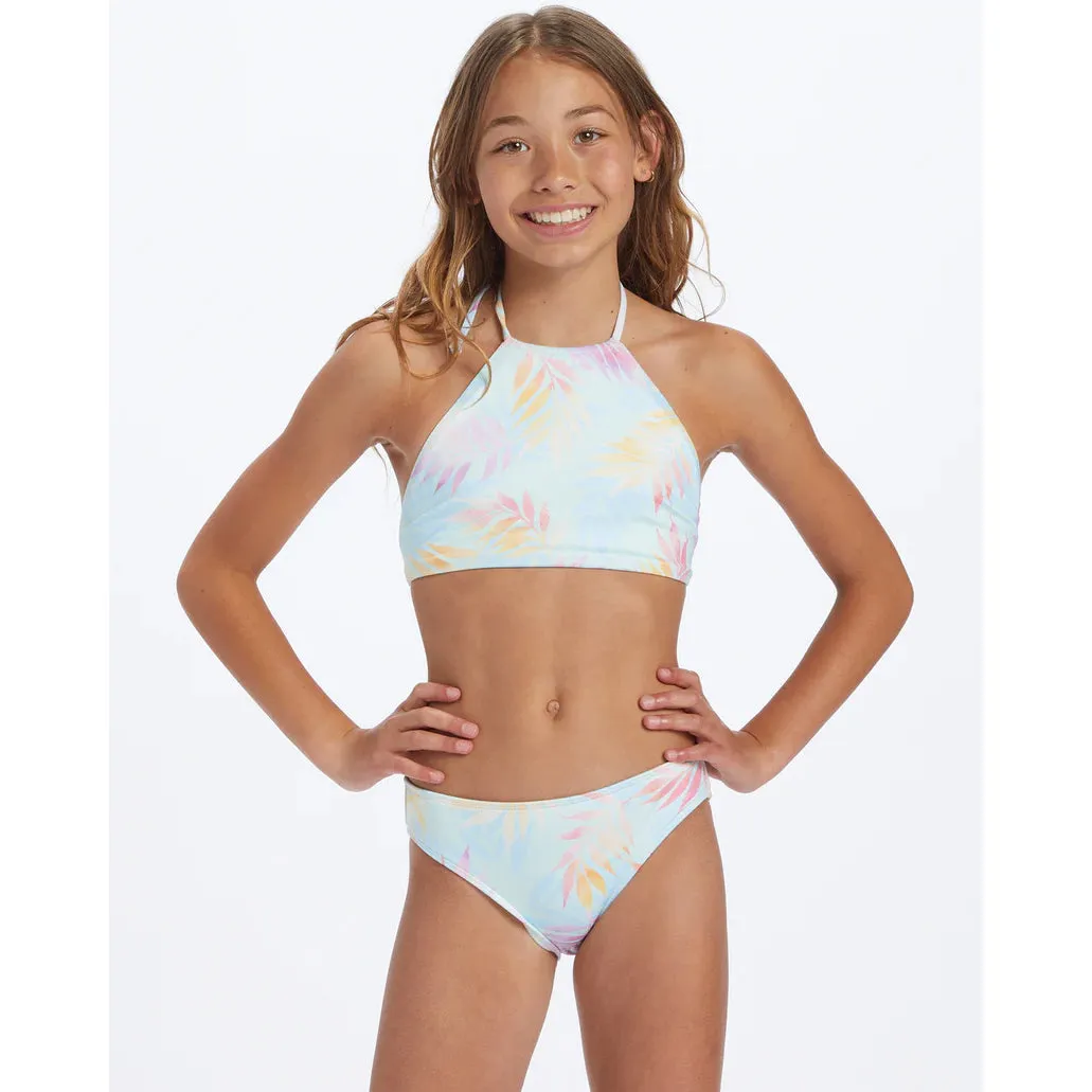 Billabong Girls Sweet Tropic High Neck Bikini Set