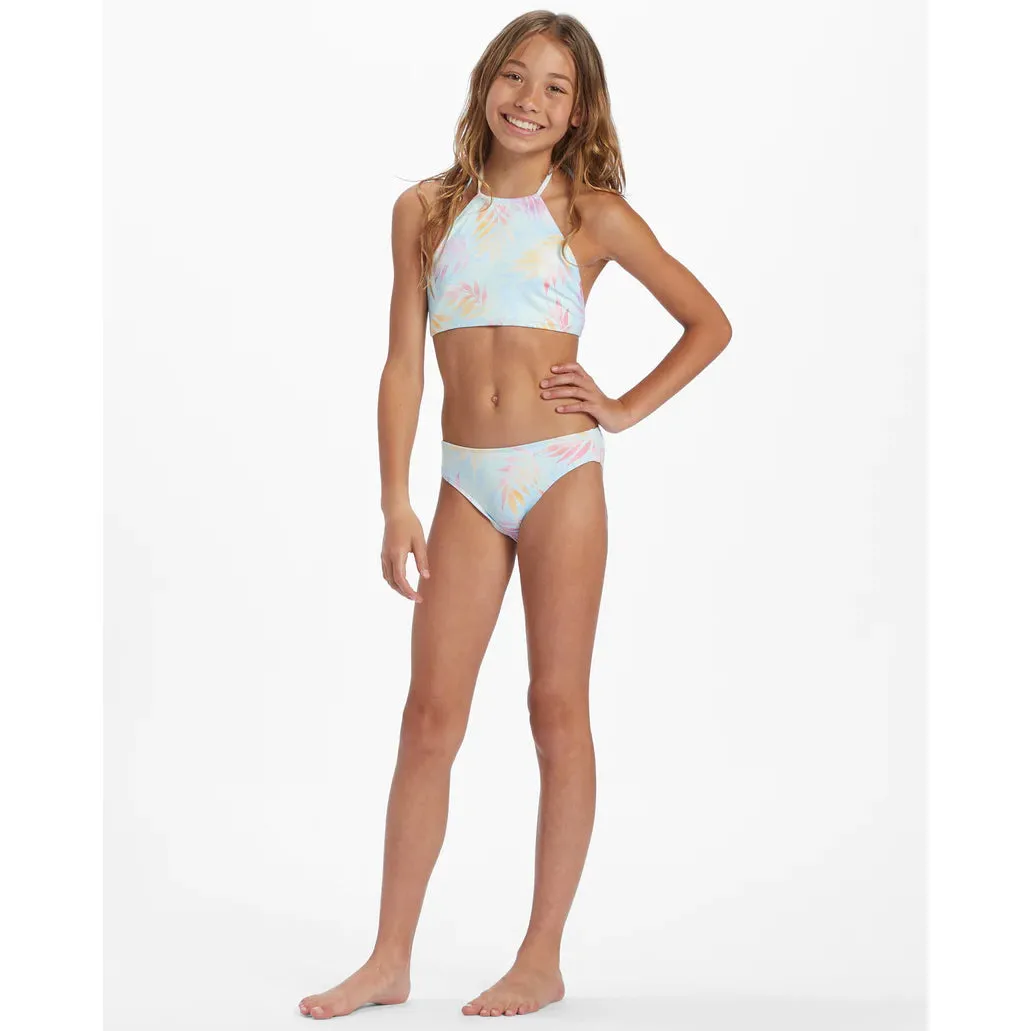 Billabong Girls Sweet Tropic High Neck Bikini Set