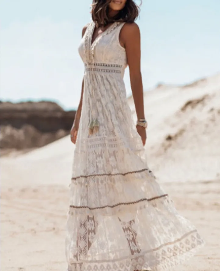 CARMINA | BOHO MAXI DRESS