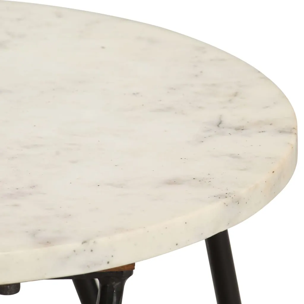 Coffee Table End Table Side Sofa Table Real Stone with Marble Texture