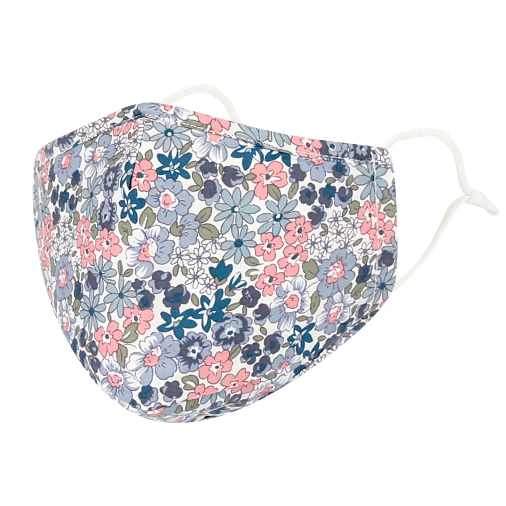 Cotton Face Floral Bandana Filter Pocket Multiple Layers Mask DN1035