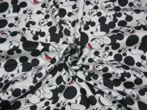 COTTON POPLIN MICKEY MOUSE PRINT BALLS 58&quot; WIDE