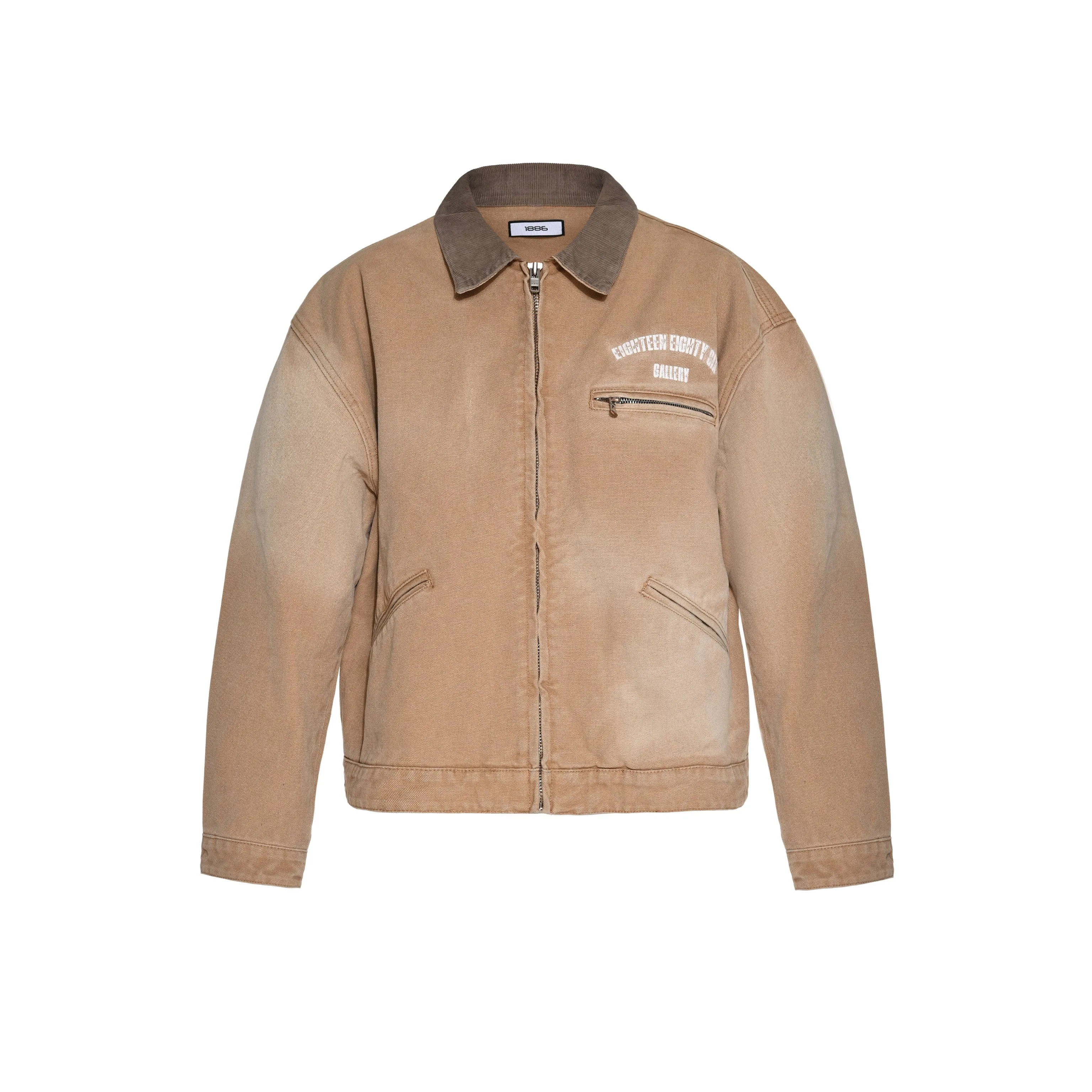 HEAVY WASHED WORK WEAR JKT - CAMEL