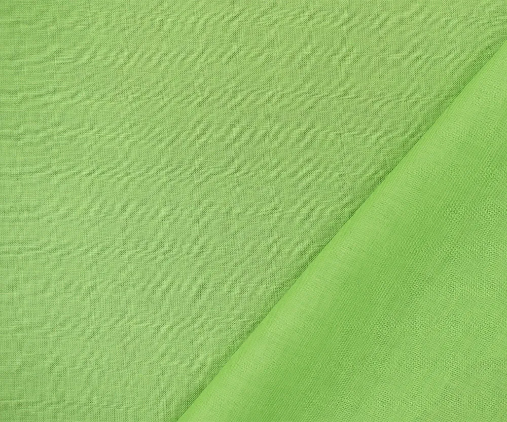 Light Green Cotton Solid Batiste Woven Fabric