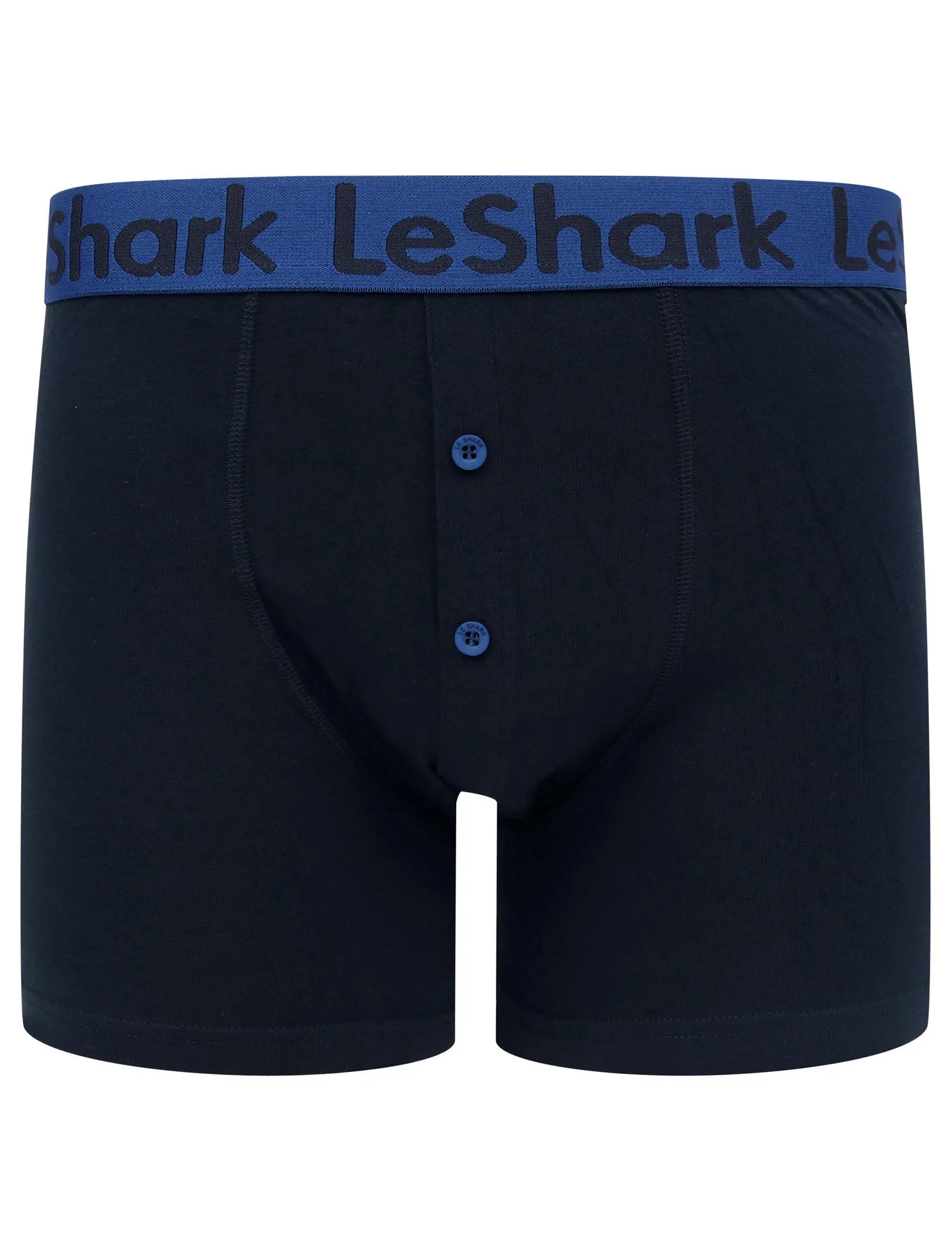 Peace (2 Pack) Boxer Shorts Set in Limoges Blue / Sky Captain Navy - Le Shark