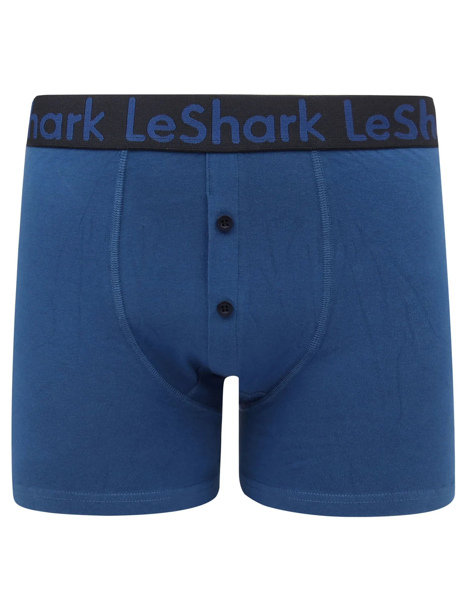 Peace (2 Pack) Boxer Shorts Set in Limoges Blue / Sky Captain Navy - Le Shark