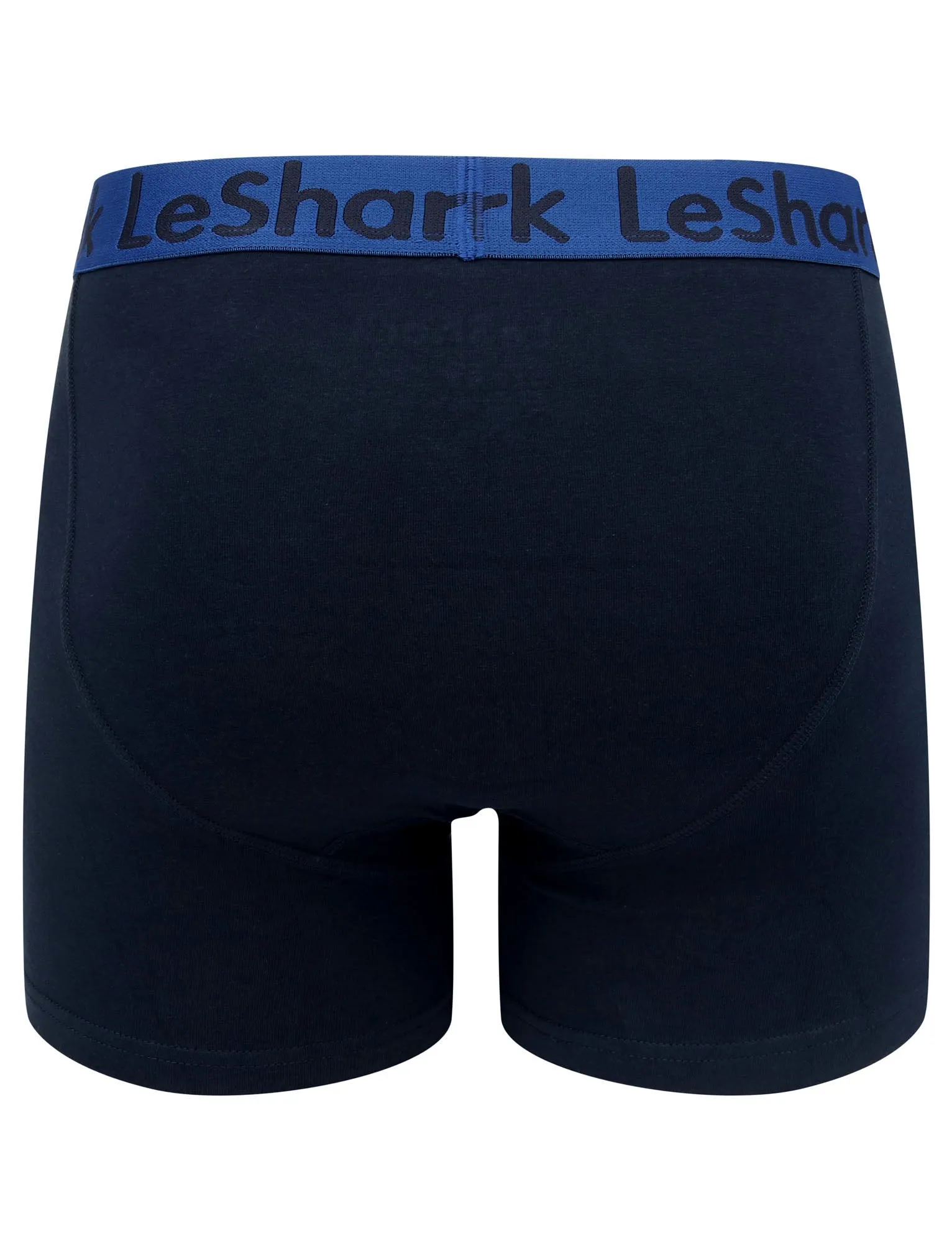 Peace (2 Pack) Boxer Shorts Set in Limoges Blue / Sky Captain Navy - Le Shark