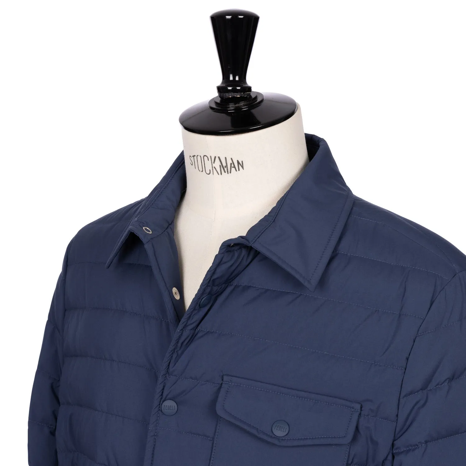 Shirt-Jacke "Brenta" mit Daunenfüllung - Fedeli Luxury Outerwear