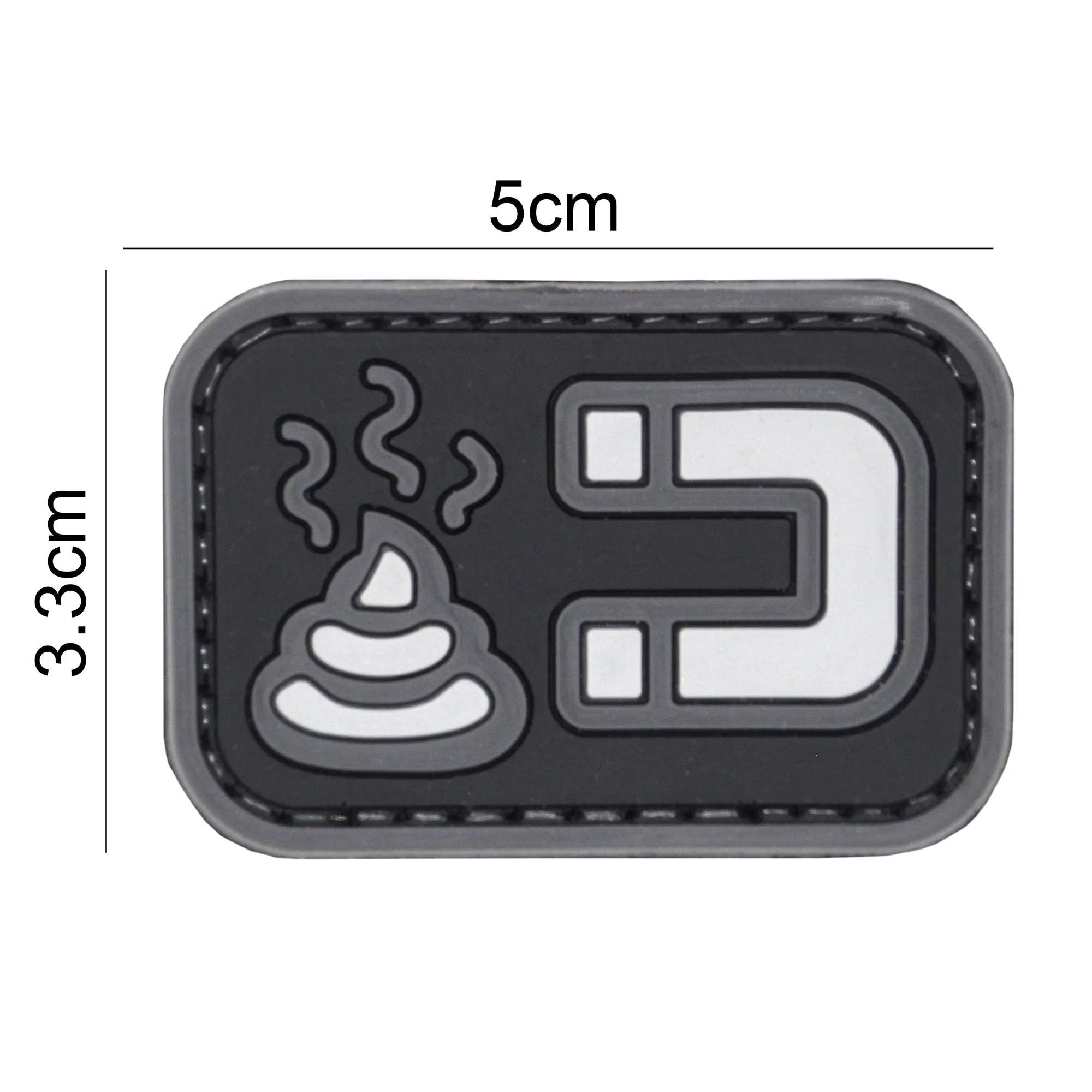 Shit Magnet Patch Black/Gray