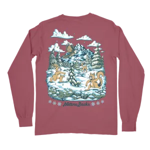 Snow Day Long Sleeve (Brick)