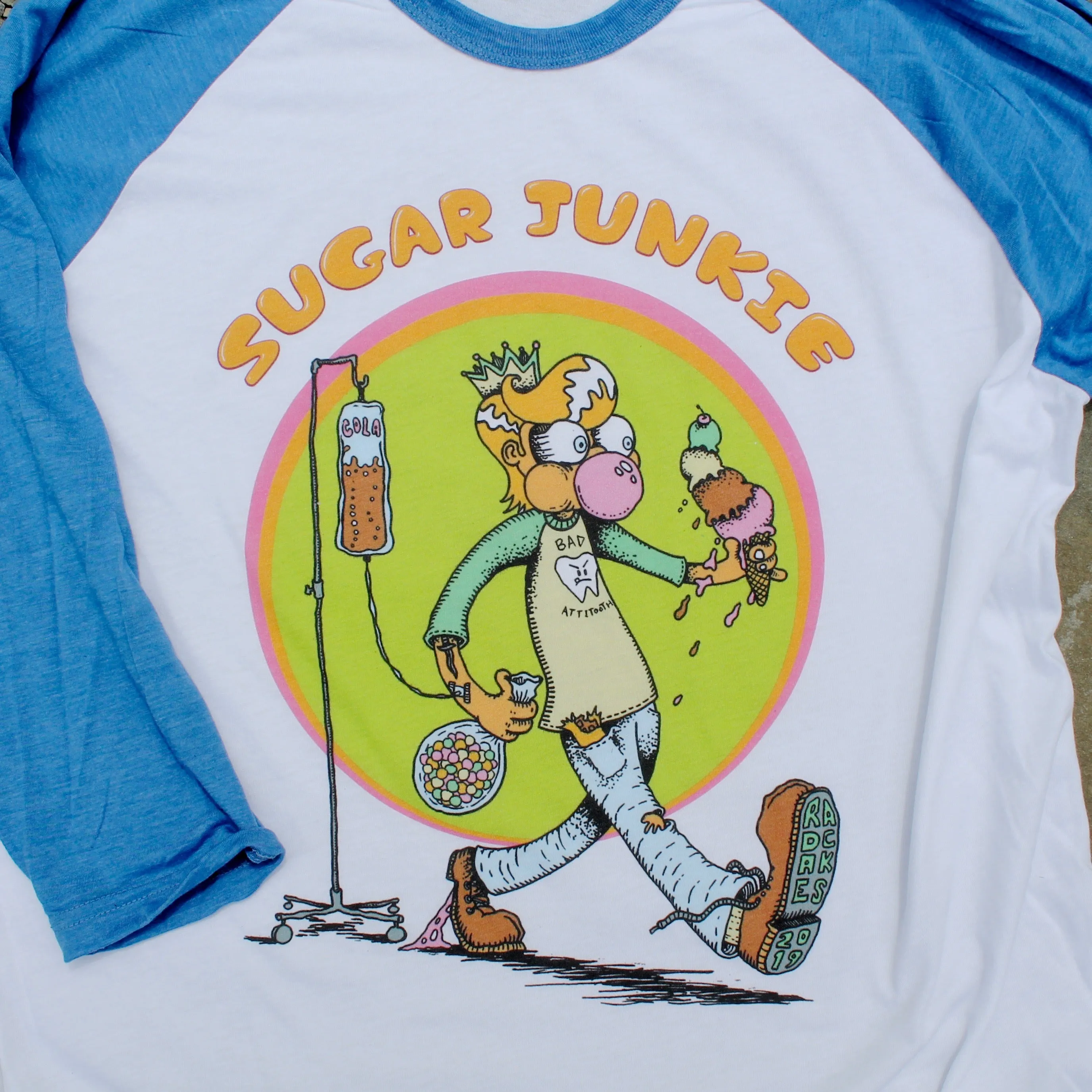 Sugar Junkie 3/4 sleeve shirt