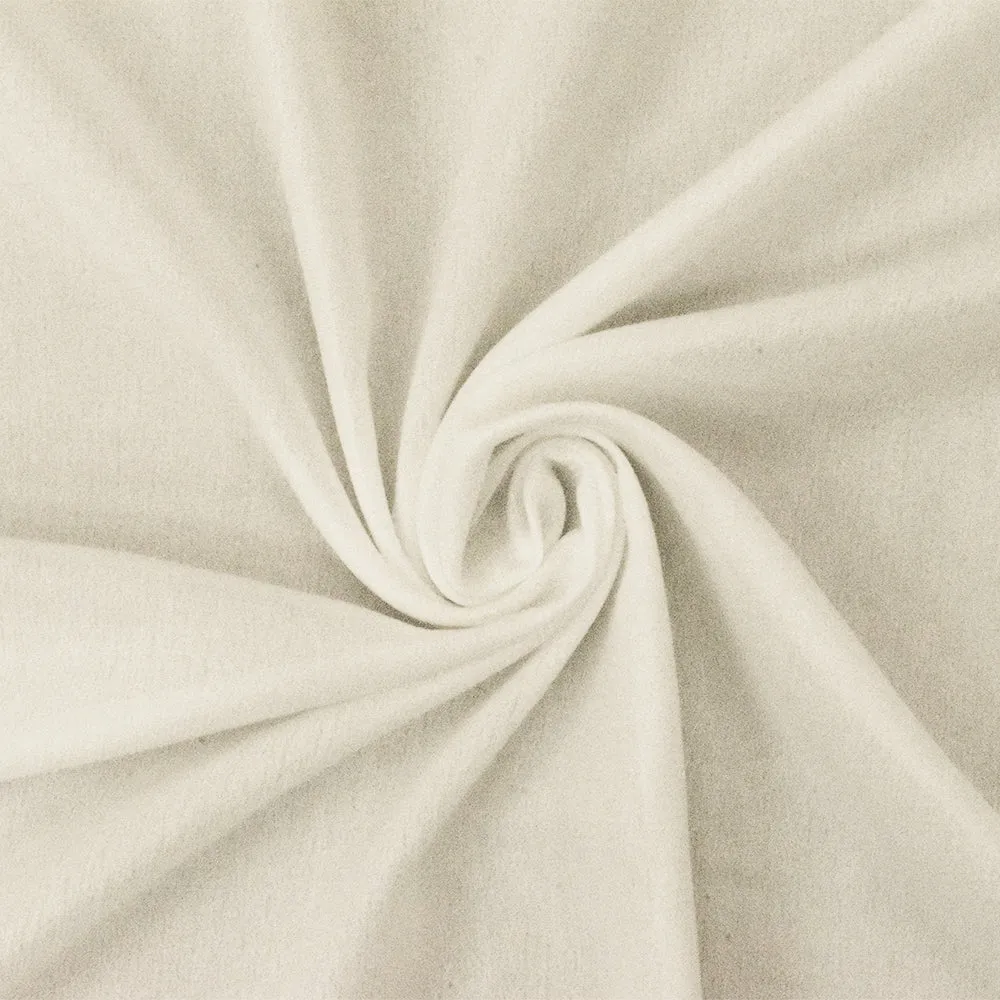 White Famous Designer Poly Crepe Chiffon Woven Fabric