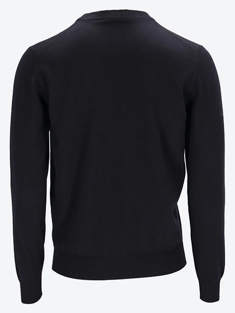 Wool crew neck sweater